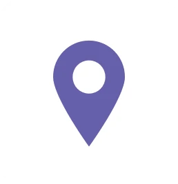 Map Icon with White Background