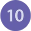 Number ten Icon